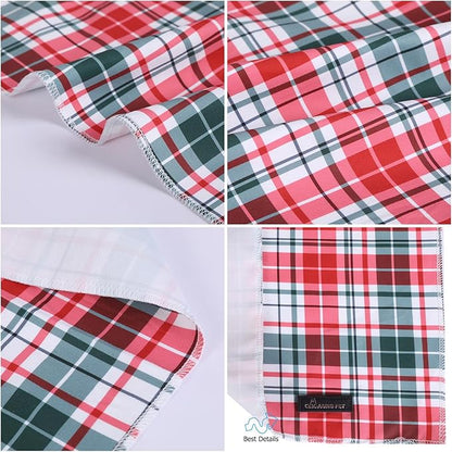 ARING PET Christmas Dog Bandanas, Red Green Pink Holiday Pet Bandana Scarf Triangle Bibs for Puppy Small Medium Large Boy Girl Dogs Cats-L