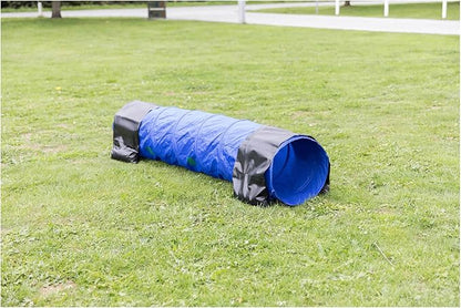 TRIXIE Dog Agility Tunnel– Dog Tunnel for Small Dogs or Cats Agility Training, Portable Dog Tunnel 78.7 in Long & 15.7 in Diameter, Dog Agility Equipment for Beginners & Advanced