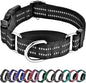 Hikiko Martingale Collar for Dogs Reflective Nylon Dog Collar with Quick Release Buckle Adjustable Training No Slip Dog Collar (Small, Black)