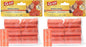 Glad for Pets Heavy Duty Dog Poop Bags,Leak Resistant Dog Waste Bags with Fun Print for Easy Cleanup on Walks,Strong Tear Resistant Pet Waste-Bags,Tropical Breeze Scent,6 Rolls,90 Count (Pack of 2)