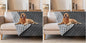 gogobunny 3X Stronger Waterproof Pet Blanket, Scratch Proof Furniture Protector for Dogs Cats, Reversible Cover 52x82 Inch, Dark Grey/Light Grey (Pack of 2)