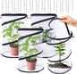 Plant Covers from Animals 20" H X 13" D, 4 PCS Garden Covers Cloches to Keep Animals Out for Outdoor Plants Protectors