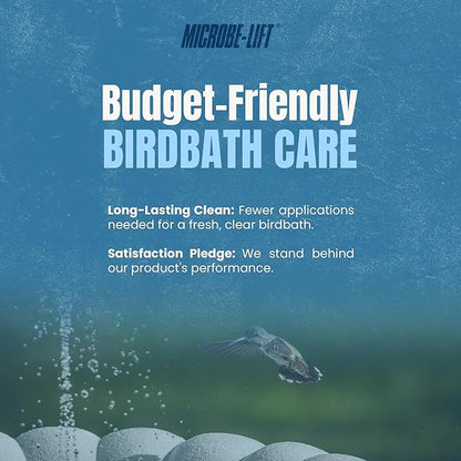 Microbe-Lift Soy-Based Birdbath & Statuary Cleaner – 32 Oz – Safe for Birds – Cleans Garden Statues, Stone, Brick & Sculptures – Natural, Non-Toxic Formula