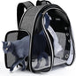 BAGLHER Cat Carrier Backpack Bubble - Fit Up to 18 Lbs - Airline-Approved Dog Backpack Carrier for Small Pets Puppies Dogs Bunny, Space Capsule Dog Carrier Backpack for Travel Outdoor Hiking, Grey