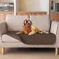 gogobunny 3X Stronger Waterproof Pet Blanket, Scratch Proof Furniture Protector for Dogs Cats, Reversible Cover 32x53 Inch, Dark Chocolate