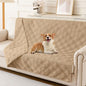 hyha Waterproof Dog Blanket, Reversible Pet Bed Blanket, Soft Sofa Couch Cover for Dogs Washable, Waterproof Pet Couch Covers for Sofa Puppy Cats Furniture Protector(68"x82", Camel/Camel)
