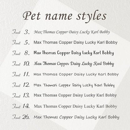 Anavia Slide On Silent Pet ID Tags, S/M/L/XL Personalized Black Stainless Steel Colored Silicone Cat Dog Name Tag, Customized Engraved Nameplate, Quiet Chew-Proof Pet Collar Tag (Pink, Medium)