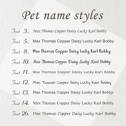 Anavia Slide On Silent Pet ID Tags, S/M/L/XL Personalized Black Stainless Steel Colored Silicone Cat Dog Name Tag, Customized Engraved Nameplate, Quiet Chew-Proof Pet Collar Tag (Yellow, Large)