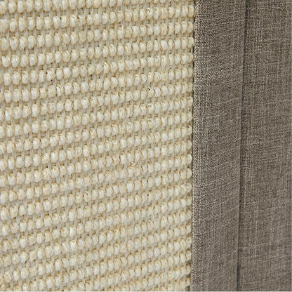 Amazon Basics Cat House 1 Story, Foldable Cat Condo with Sisal Scratch Pad, Grey