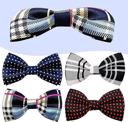 PET SHOW 10 Pack Small Dogs Collar Bowties Attachment Charms for Puppies Cats Embellishment Collars Accessories Bows Ties for Birthday Parties Holiday Wedding Supplies