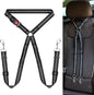 BWOGUE Double Dog Cat Seat Belts, Car Headrest Restraint Adjustable Travel Leash,Safety Elastic Leads Splitter Connect Vehicle Seatbelt Harness for 2 Dogs