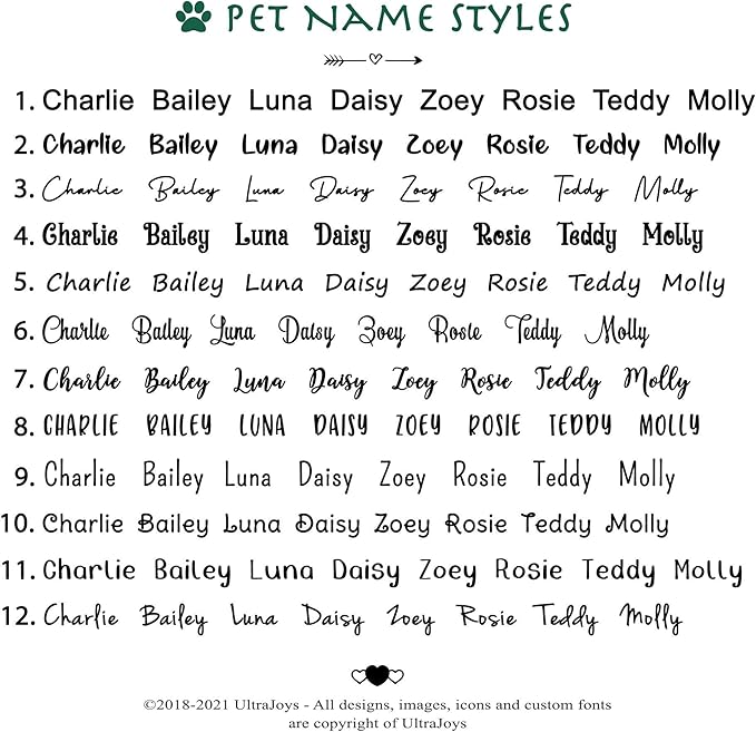 Ultra Joys Custom Personalized Dog ID Tag - Brushed Stainless Steel Bone, Rose Gold, Large