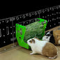 GuineaLoft™ Custom 2-in-1 Hay & Food Feeder - Multiple Colors Options for Guinea Pigs, Rabbits, and Chinchillas – No- Waste Hay Rack with Dual-Compartment Bowl, Easy Cage Mount, Space-Saving Design