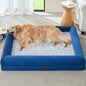 WNPETHOME Giant Dog Bed, Washable Dog Couch with Removable Waterproof Cover, Orthopedic Large Pet Sofa Bed with Bolster Sides for Sleeping