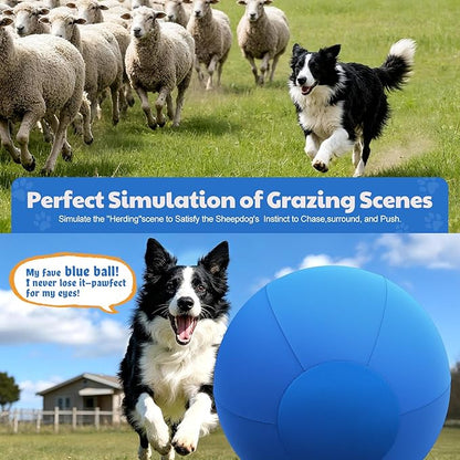 Happypaw 18'' Herding Ball for Dogs – Enhanced Chew Resistance & Heavy-Duty Material,Durable Dog Toy Agility Equipment for Australian Shepherds, Cattle, Border Collies, and Small/Medieum Breed
