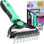 Pat Your Pet Deshedding Dog Brush For Shedding – Cat Brushes For Indoor Cats, Double-Sided Cat Brush Deshedding & Grooming Tool For Long Haired And Short Haired Dogs, Skin-Friendly
