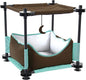Kitty City Claw Indoor and Outdoor Mega Kit Cat Furniture, Cat Sleeper, Outdoor Kennel