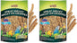 Living World – Millet Spray for Birds,7 Oz – Premium Treat for Budgies,Canaries,Finches,Cockatiels and Other Pet Birds,(Pack of 2)