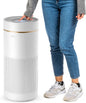 IRIS USA WOOZOO True HEPA Air Purifier, H13 filter removes 99.97% of particles, pollen, pet dander, smoke, and odors. Covers up to 1,558 ft², featuring auto mode, air quality indicator, and filtration