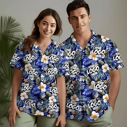 Custom Hawaiian Shirt with Face Photo Picture for Men Women Kids Youth Adult, Tropical Personalized Hawaiian Shirts Gift