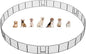 Yaheetech Dog Playpen Outdoor, 32 inch 32 Panels Dog Pen Indoor Heavy Duty Puppy Exercise Pen Metal Pet Fence for RV Camping/Yard/Garden