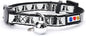 Pawtitas Glow in The Dark Cat Collar with Breakaway Safety Buckle & Bell Adjustable Kitten Collar, Black