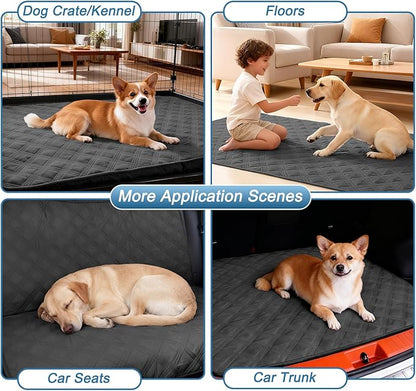 hyha Waterproof Dog Blanket, Reversible Pet Bed Blanket, Soft Sofa Couch Cover for Dogs Washable, Waterproof Pet Couch Covers for Sofa Puppy Cats Furniture Protector(30"x53", Dark Grey/Dark Grey)