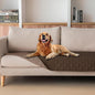 gogobunny 100% Double-Sided Waterproof Dog Bed Cover Pet Blanket Sofa Couch Furniture Protector for Puppy Large Dog Cat, Reversible (30x70 Inch (Pack of 1), Dark Chocolate/Light Chocolate)