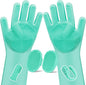 6PCS Pet Grooming Kit for Dogs,Cats and Horses | Dog Washing Gloves | Dog Bath Brush | Dog Bath Gloves | Dog Shampoo Brush | Pet Grooming Gloves | Dog Bath Supplies (Green)