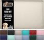 GORILLA GRIP 100% Waterproof Raised Edge BPA Free Silicone Pet Feeding Mat, Dog Cat Food Mats Contain Spills Protects Floors, Placemats for Cats and Dogs Water Bowl, Pets Accessories 23x15 Cream