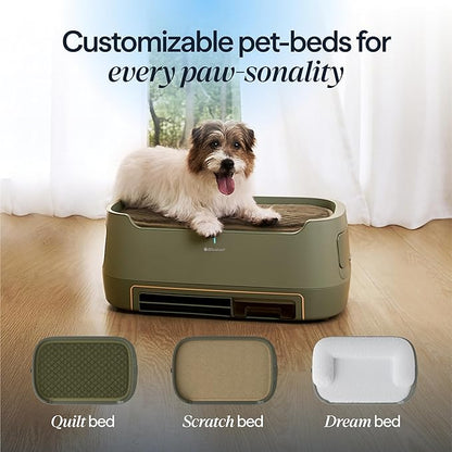Blueair PetAir Air Purifier for Pets with Built-In Pet Bed, H13 True HEPA, 5-Stage Filtration, Smart Auto Mode, Removes Pet Dander, Hair, Odors & Allergens, Large Rooms up to 1300 sq ft