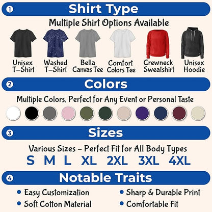 H-DEWALL Custom T Shirts Mineral Wash Tshirt Bootleg Rap Tee Customized Gifts for Boyfriend Birthday Shirts Tops for Women