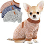 3 Pack Dog Sweaters for Small Dogs Girl Boy Winter Fleece Clothes Warm Soft Dog Sweatshirt Outfit for Dogs Cats Pet Apparel