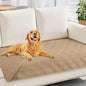 hyha Waterproof Dog Blanket, Reversible Pet Bed Blanket, Soft Sofa Couch Cover for Dogs Washable, Waterproof Pet Couch Covers for Sofa Puppy Cats Furniture Protector(30"x70", Camel/Camel)
