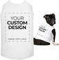 Apparelyn Custom Dog Shirt Design – Dog T-Shirt with Logo, Text or Image Print Custom Clothes for Dogs