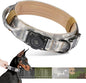 2026 Upgrade Waterproof AirTag Dog Collar, Military Tactical Dog Collar with AirTag Holder, Comfortable Control Handle and Metal Buckle, GPS Dog Collar Holder for Medium to Large Dogs (Digital camo,L)
