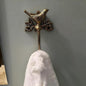 STYLENT Decor Solid Brass Bird Antique Towel Hook Bathroom Accessories Retro Bathroom Hardware Bird Cloth Hook Wall Mounted Vintage (Brass Antique)
