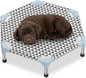 Elevated Outdoor Dog Bed (6 Sided Small, Triangle)