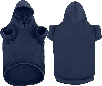 Personalized Dog Hooded Custom Sweatshirt Pet Pullover Hoodie Text/Image Small/Medium/Large Dogs,Puppy,Cat and Kitten