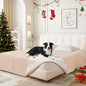 Waterproof Dog Bed Cover Pet Blanket, Soft Couch Cover for Dogs Washable, Non-Slip Dog Blanket Protect Furniture Couch Sofa Car for Puppy Large Dogs Cat (82x120 Inch, Beige)