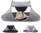 X-ZONE PET Outdoor Cat Tent, Pop Up Cat Playpen, Pet Enclosure Suitable Birds and Small Animals Gray