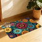 Vintage Floral Pet Feeding Mat, Fast-Dry Absorbent Dog and Cat Bowl Mat, Waterproof Rubber Base – 16x24 Inch
