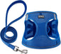 BOOMIBOO Dog Harness with Leash Set, No Pull Adjustable Reflective Step-in Puppy Pet Vest Harnesses for Small Medium Large Dogs and Cats,Blue S