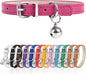 XS Dog Collar for Teacup Adjustable Teacup Dog Collar for Small Medium Large Dogs 3/8 inch Width (HotPink, XS)