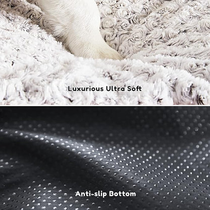 WESTERN HOME WH Medium Dog Bed for Medium Size Dogs, Orthopedic Pet Bed Waterproof Mattress with Removable Washable Cover, Thick Egg Crate Foam Dog Bed with Non-Slip Bottom