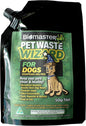 Pet Waste Wizard Digester 50g Spout Pack, Beneficial Enzymes to Break Down Pet Waste, (100% Natural Concentrate)