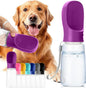 Mr. Pen Portable Dog Water Bottle, 19 oz, Large, Purple, Travel Dog Water Bottle Dispenser, Not Dishwasher Safe