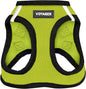 Best Pet Supplies Voyager Step-in Air Harness - All Weather Mesh, Reflective, No Pull Harness for Dogs, Cats - Secure with Hook & Loop Fastener, Buckle, Double D-Rings - Lime Green/Black Trim, S