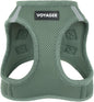 Best Pet Supplies Voyager Step-in Air Harness - All Weather Mesh, Reflective, No Pull Harness for Dogs, Cats - Secure with Hook & Loop Fastener, Buckle, Double D-Rings - Moss Green, XXS