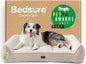 Bedsure SupportMax™ XL Orthopedic Dog Beds Large Sized Dog - Extra Thick Supportive Dogs Couch with Waterproof Washable Cover, Extra Large Comfort Pet Sofa with Soft Sherpa and Nonskid Bottom, Beige